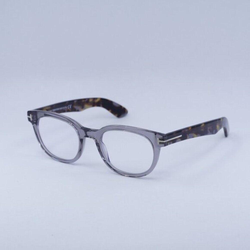 Tom Ford FT5807-B 020 Eyeglasses Grey 50mm Square Frame